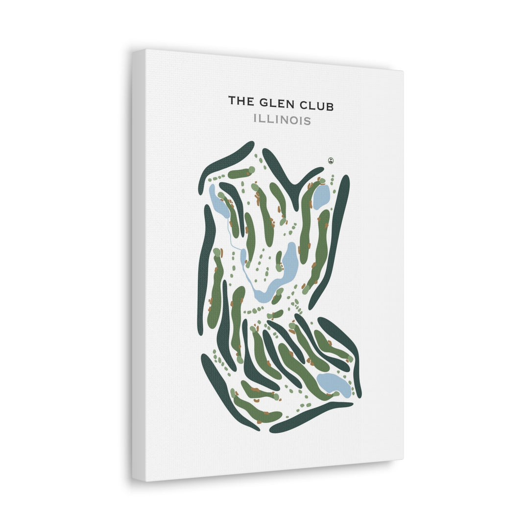 The Glen Club, Illinois - Printed Golf Course