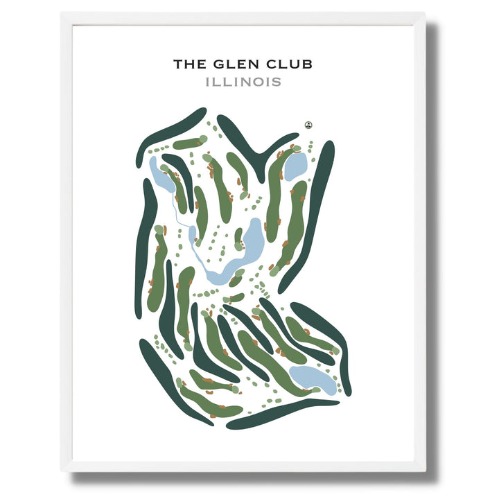 The Glen Club, Illinois - Printed Golf Course