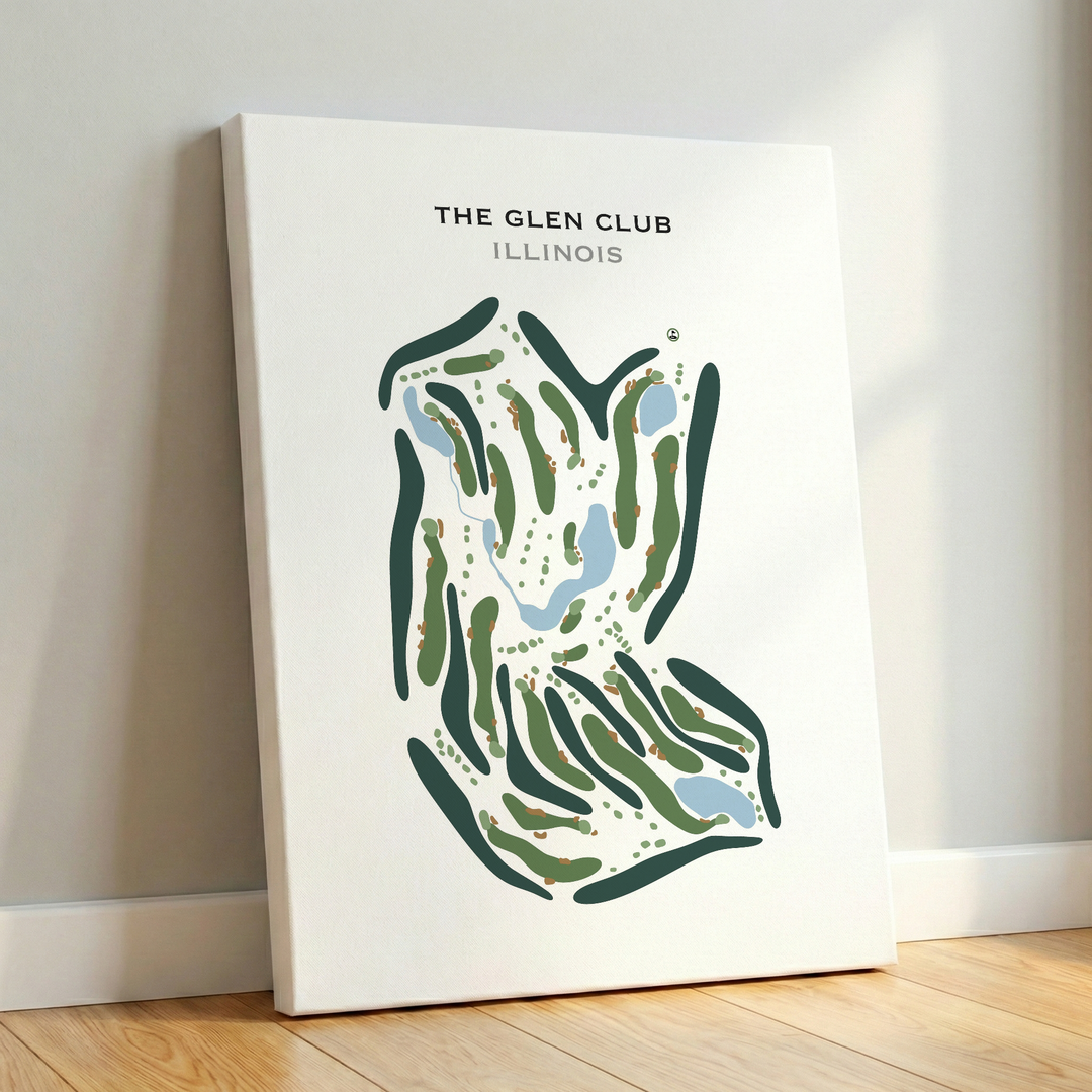 The Glen Club, Illinois - Printed Golf Course