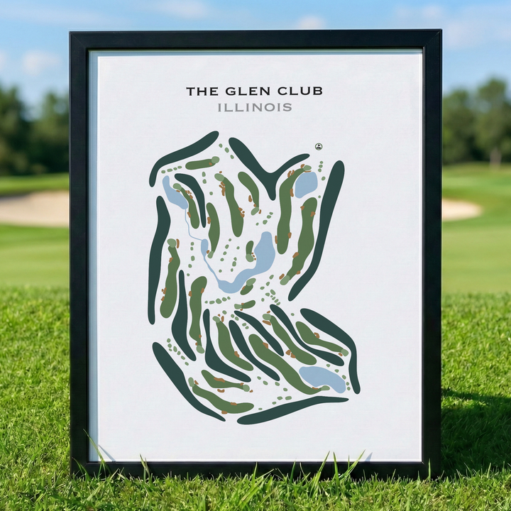 The Glen Club, Illinois - Printed Golf Course