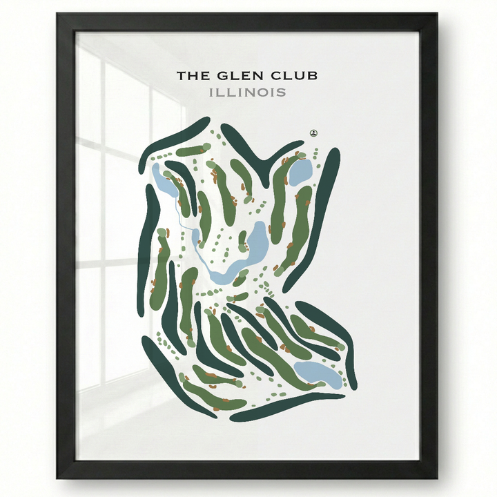 The Glen Club, Illinois - Printed Golf Course