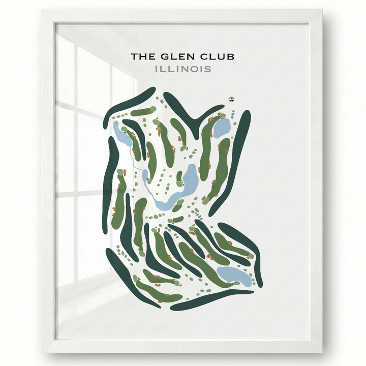 The Glen Club, Illinois - Printed Golf Course