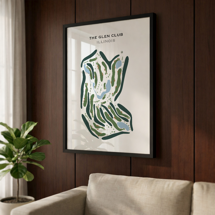 The Glen Club, Illinois - Printed Golf Course