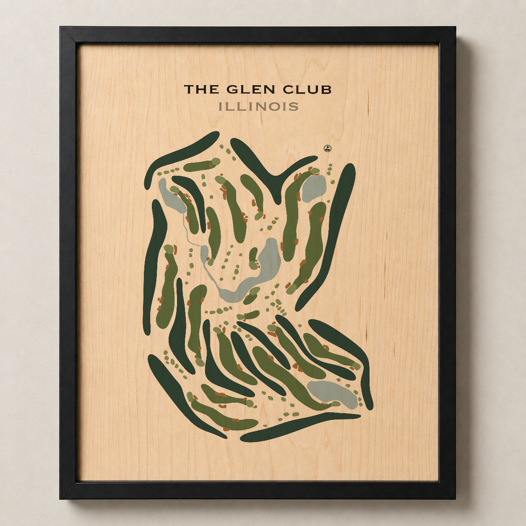 The Glen Club, Illinois - Printed Golf Course