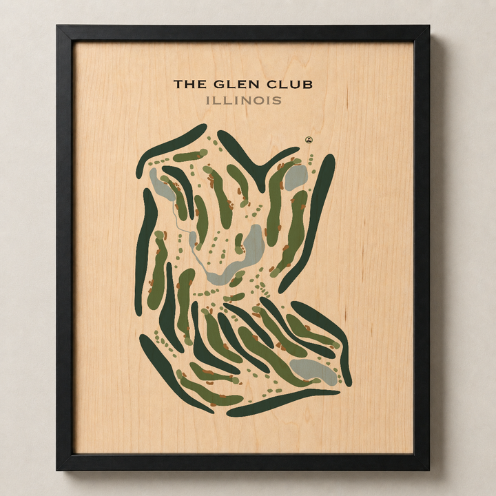 The Glen Club, Illinois - Printed Golf Course