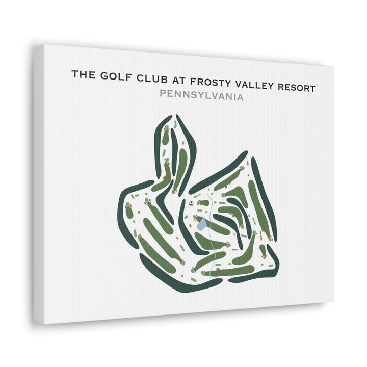 The Golf Club At Frosty Valley Resort, Pennsylvania - Printed Golf Courses
