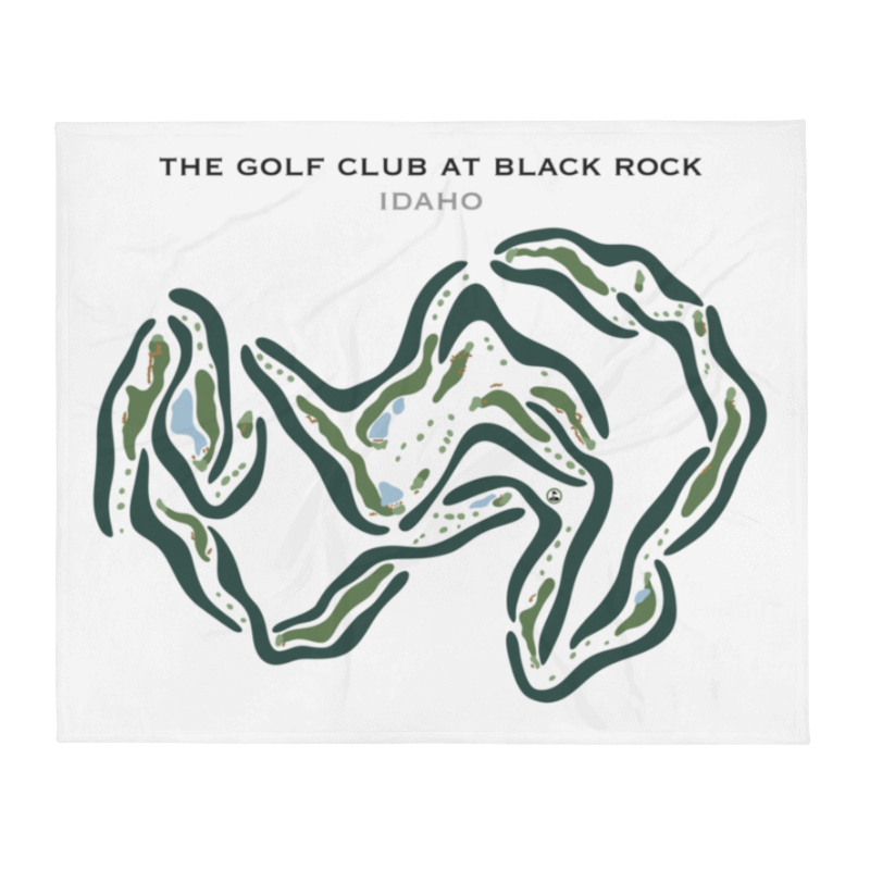 The Golf Club At Black Rock, Idaho - Printed Golf Courses