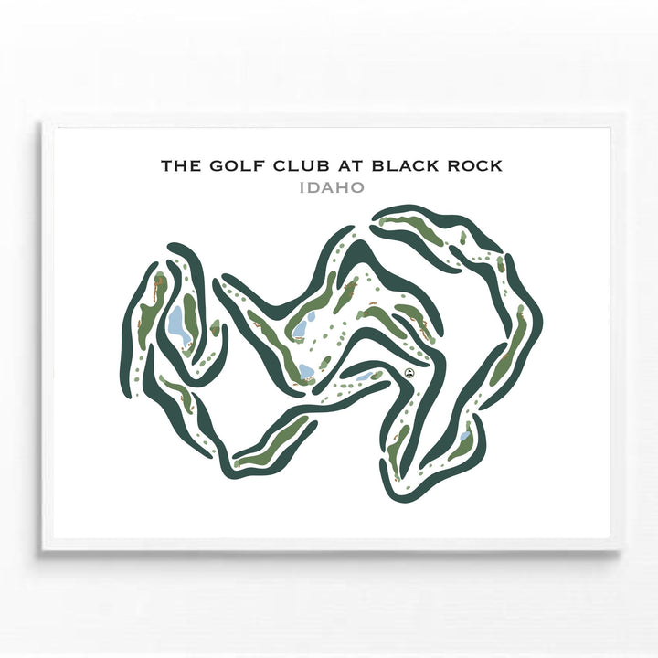 The Golf Club At Black Rock, Idaho - Printed Golf Courses