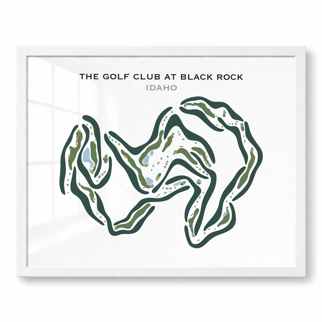 The Golf Club At Black Rock, Idaho - Printed Golf Courses