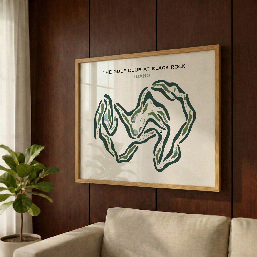 The Golf Club At Black Rock, Idaho - Printed Golf Courses