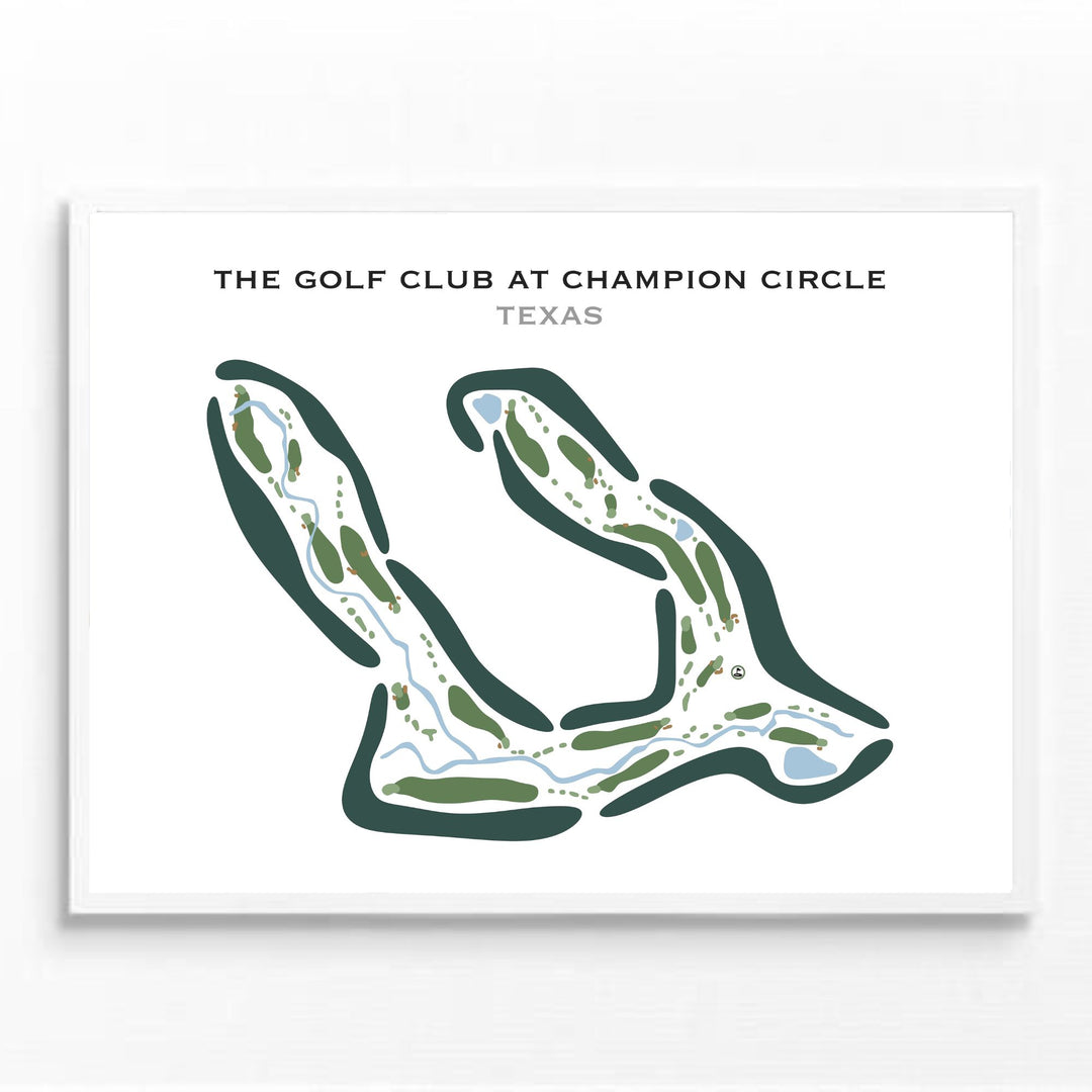 The Golf Club at Champion Circle, Texas - Printed Golf Courses