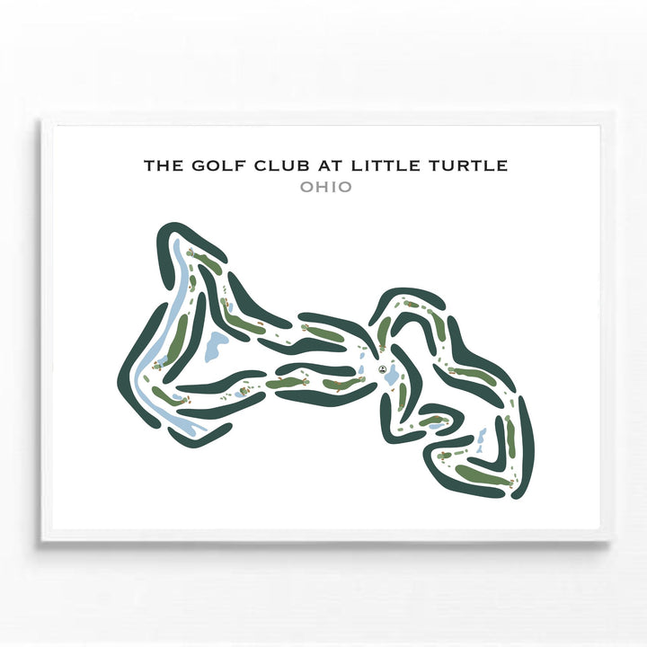 The Golf Club at Little Turtle, Ohio - Printed Golf Courses