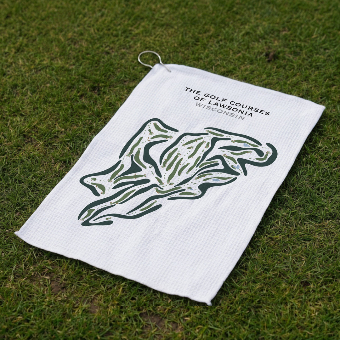 The Golf Courses of Lawsonia, Wisconsin - Printed Golf Courses