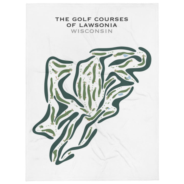The Golf Courses of Lawsonia, Wisconsin - Printed Golf Courses