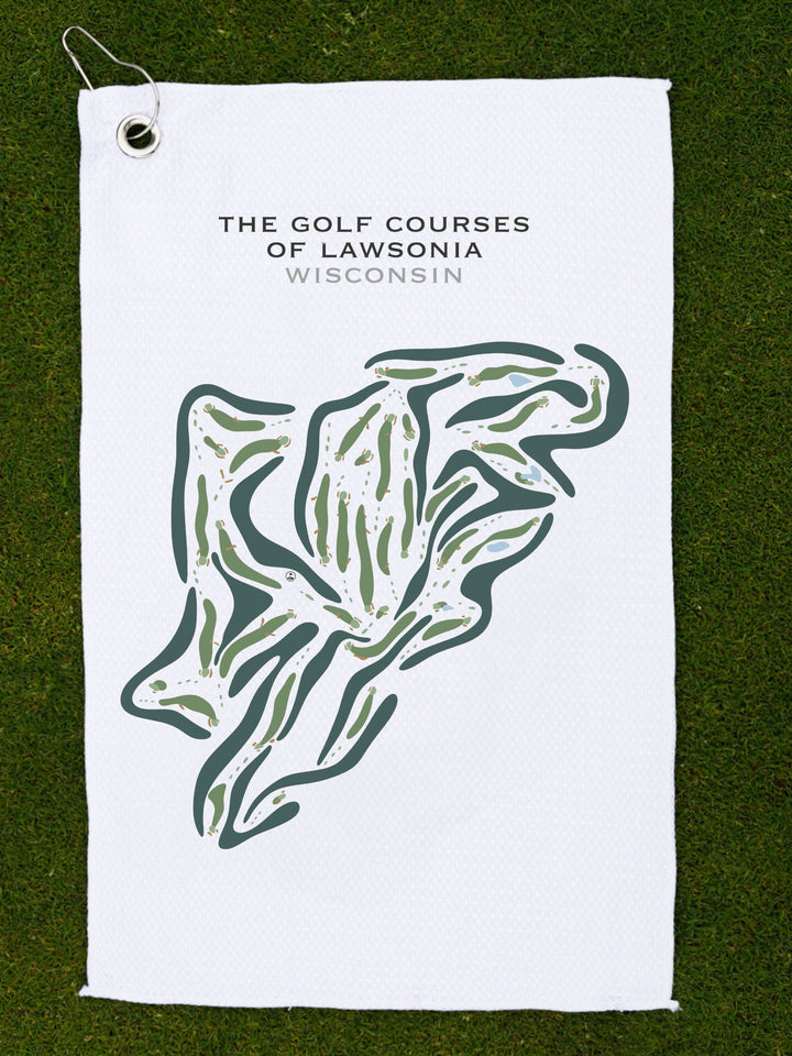 The Golf Courses of Lawsonia, Wisconsin - Printed Golf Courses