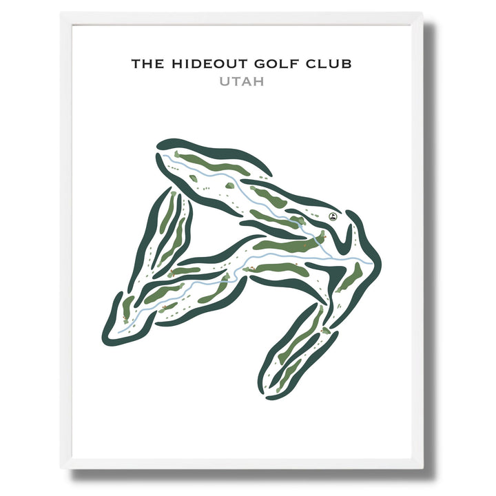 The Hideout Golf Club, Utah - Printed Golf Courses