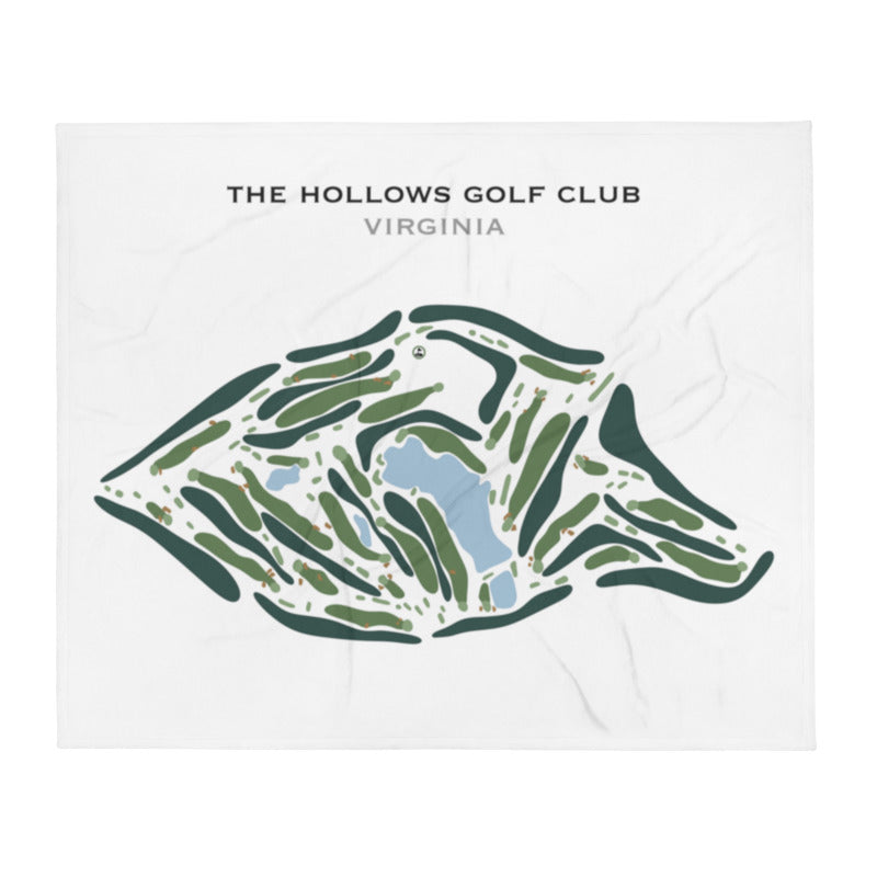 The Hollows Golf Club, Virginia - Printed Golf Course