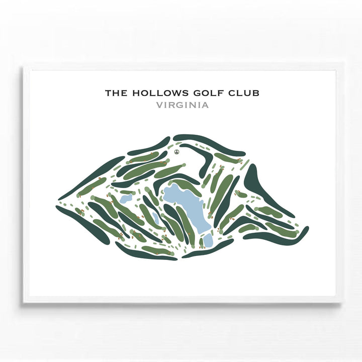 The Hollows Golf Club, Virginia - Printed Golf Course