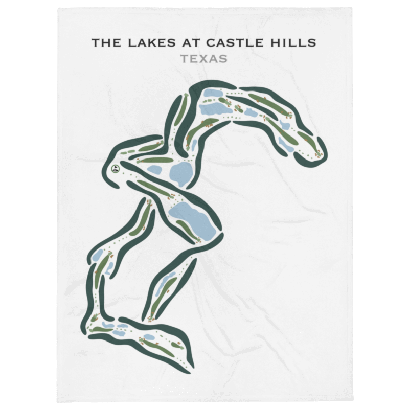 The Lakes at Castle Hills, Texas - Printed Golf Courses