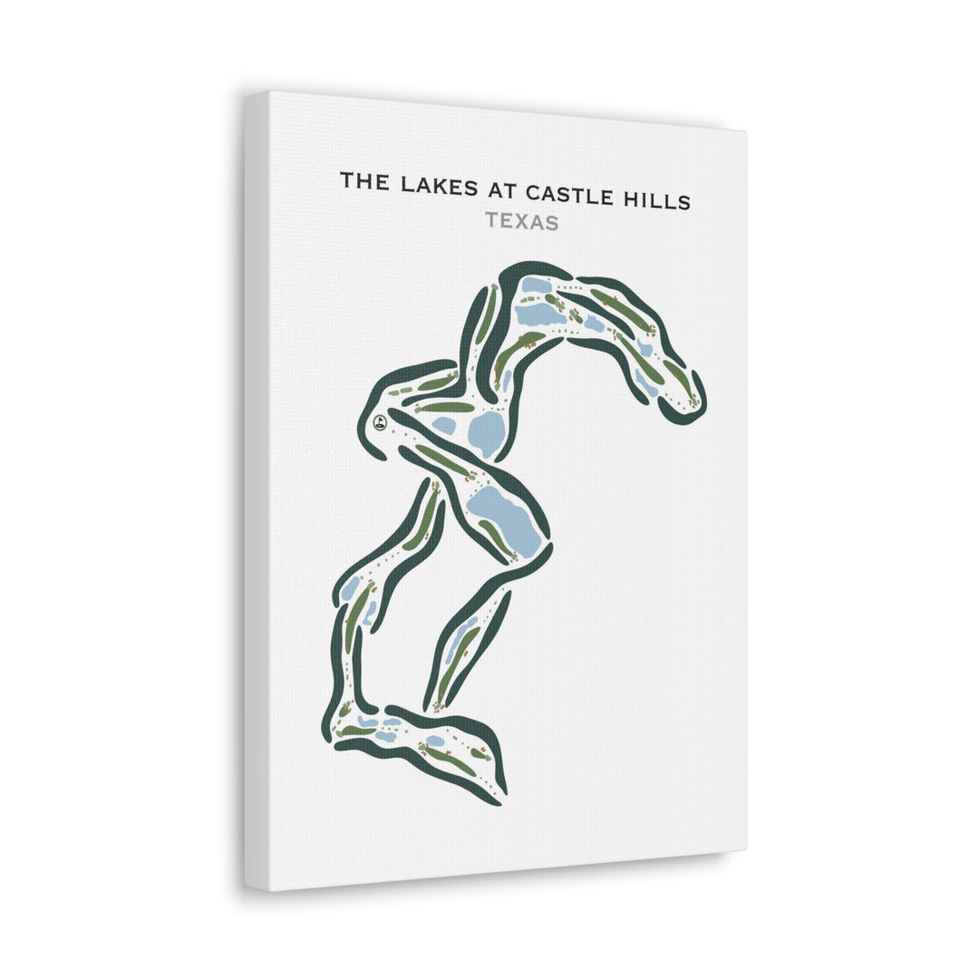 The Lakes at Castle Hills, Texas - Printed Golf Courses