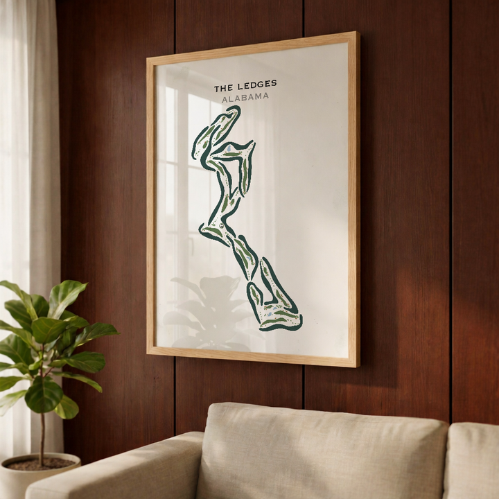 The Ledges, Alabama - Printed Golf Courses