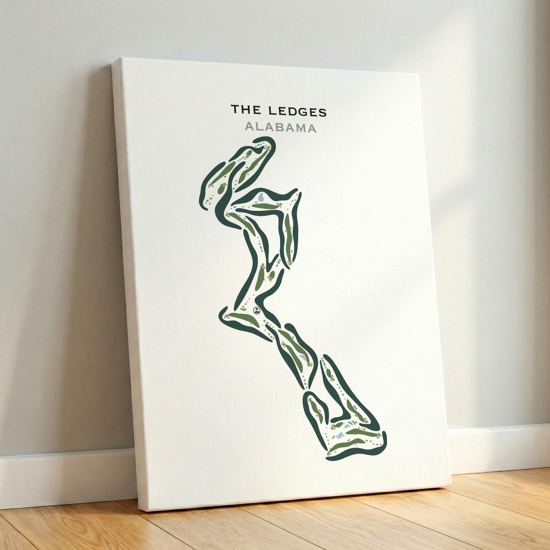 The Ledges, Alabama - Printed Golf Courses