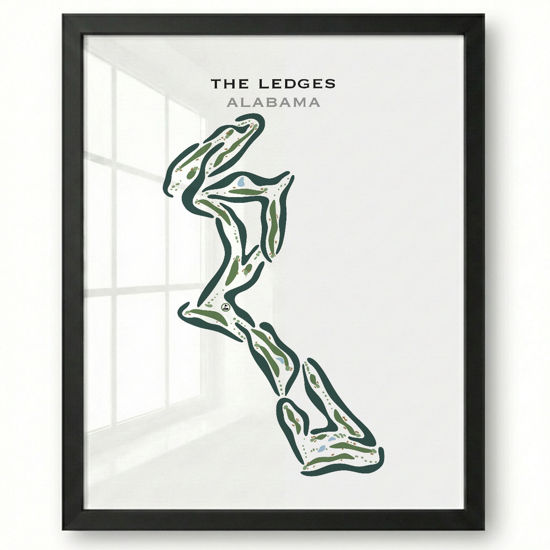 The Ledges, Alabama - Printed Golf Courses
