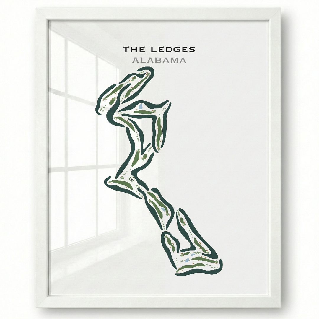 The Ledges, Alabama - Printed Golf Courses