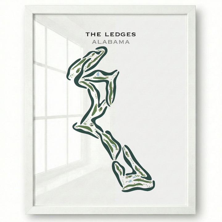 The Ledges, Alabama - Printed Golf Courses