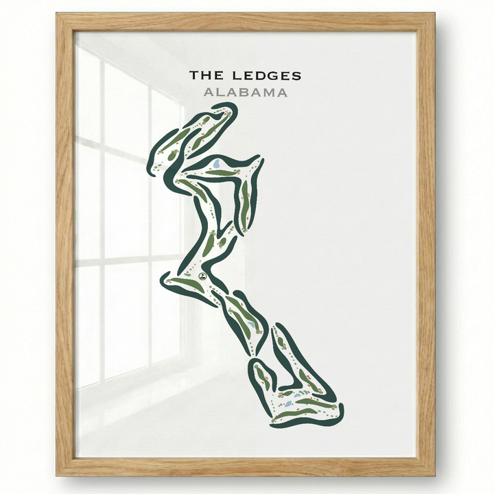 The Ledges, Alabama - Printed Golf Courses