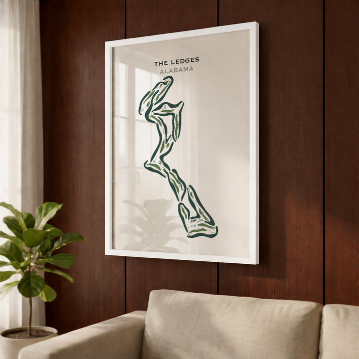 The Ledges, Alabama - Printed Golf Courses