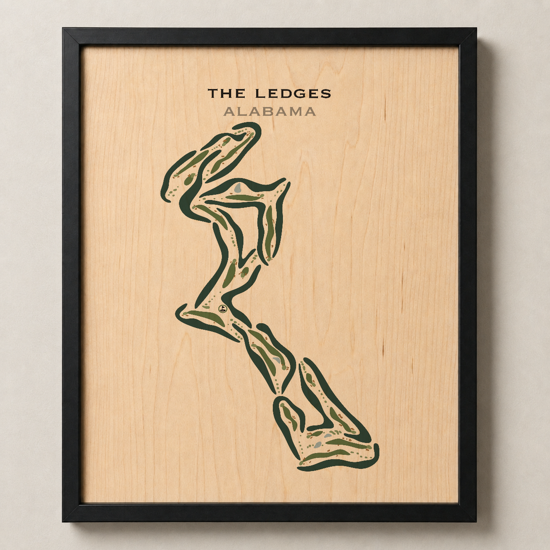 The Ledges, Alabama - Printed Golf Courses