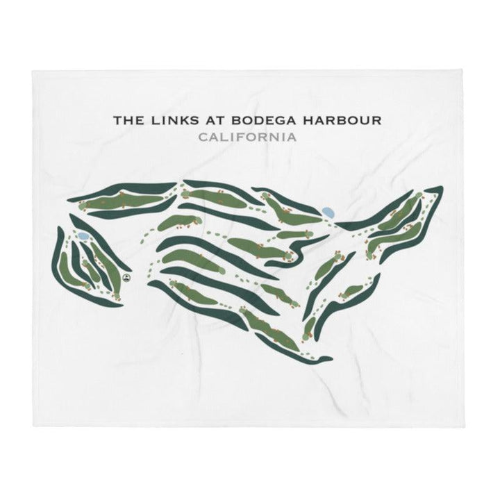 The Links at Bodega Harbour, California - Printed Golf Courses - Golf Course Prints