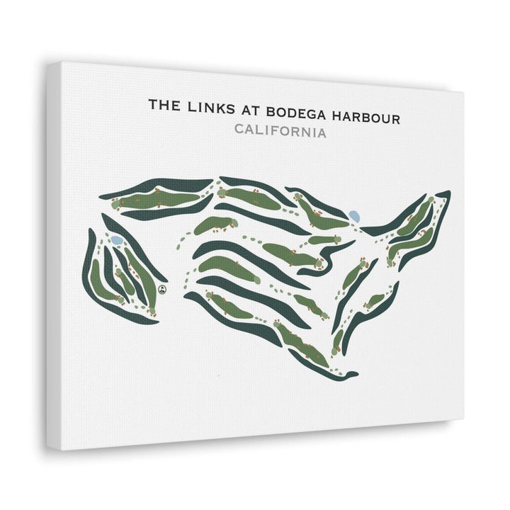 The Links at Bodega Harbour, California - Printed Golf Courses - Golf Course Prints