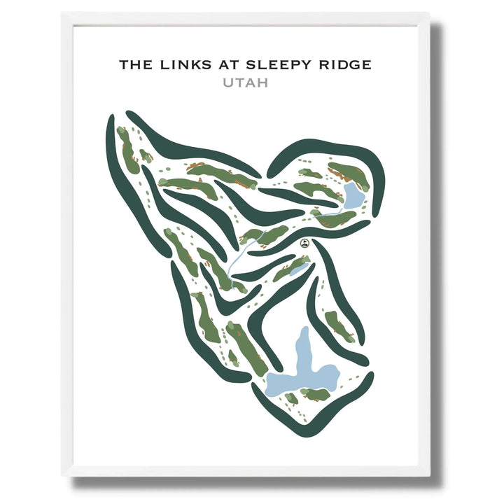 The Links At Sleepy Ridge Golf Course, Utah - Printed Golf Courses