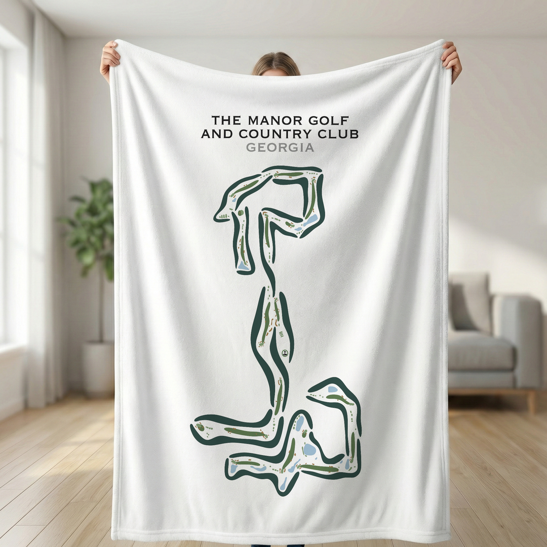 The Manor Golf And Country Club, Georgia - Printed Golf Courses