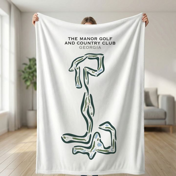 The Manor Golf And Country Club, Georgia - Printed Golf Courses