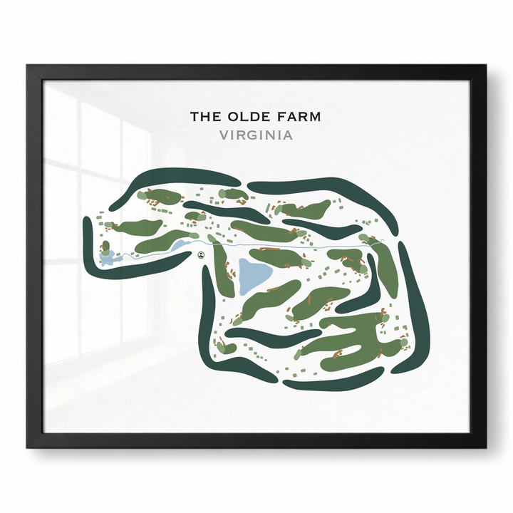 The Olde Farm, Virginia - Printed Golf Courses