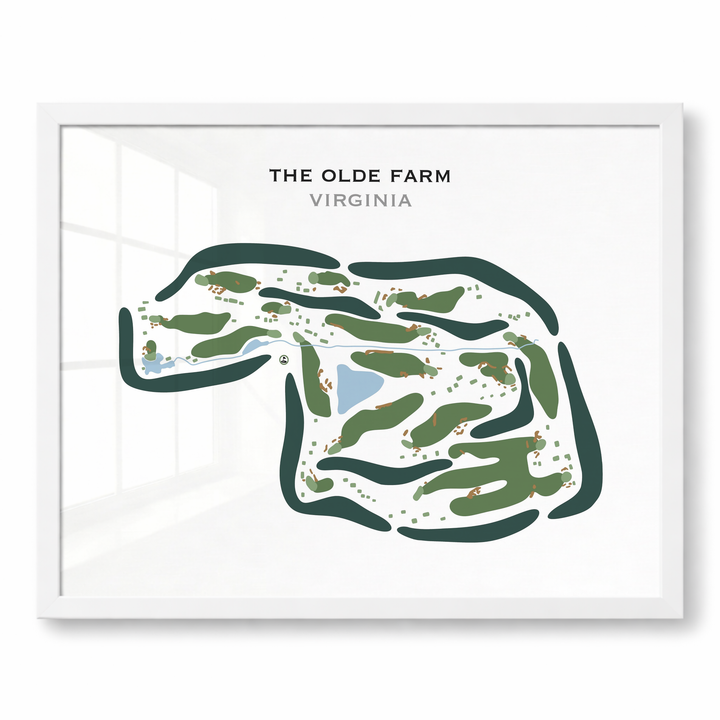 The Olde Farm, Virginia - Printed Golf Courses