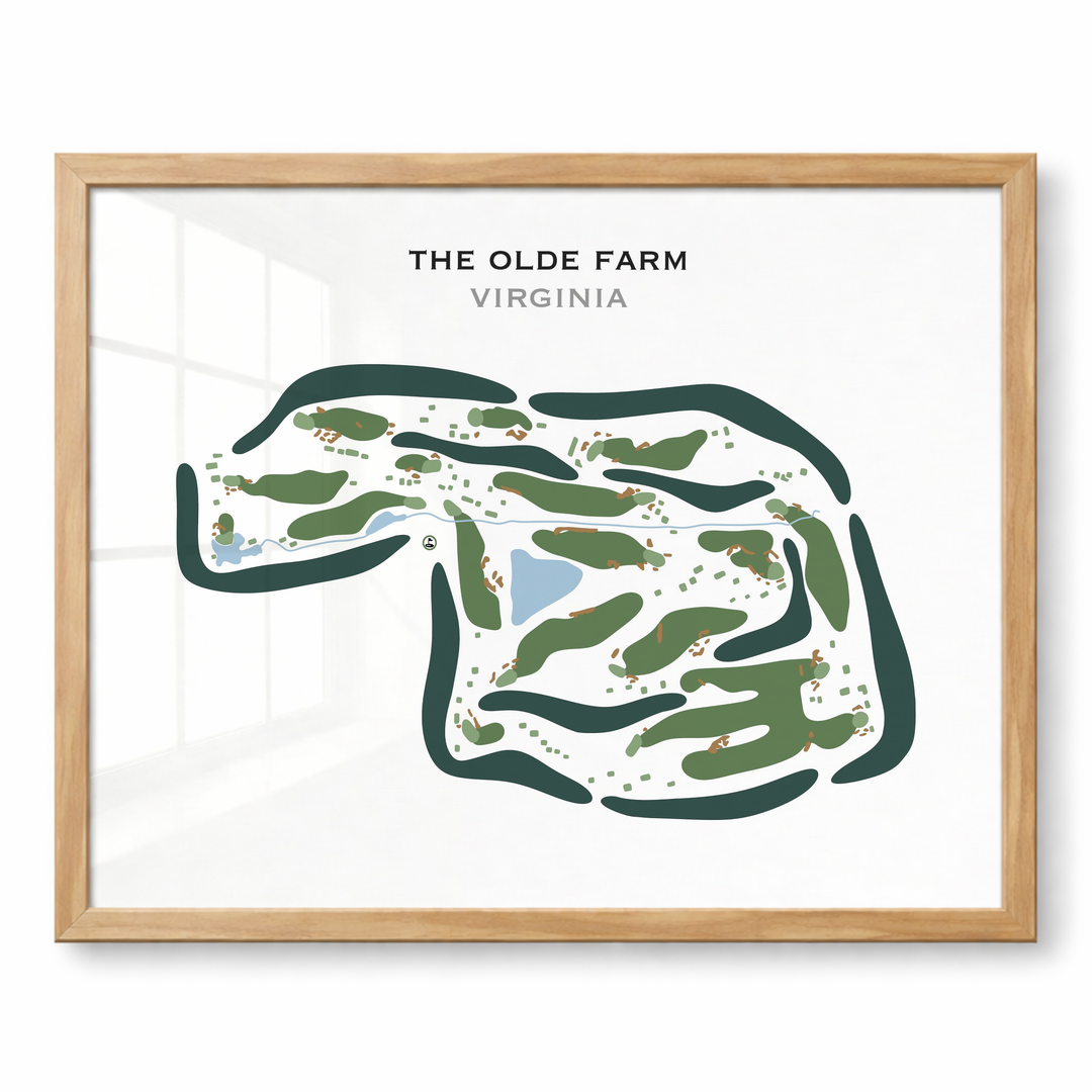 The Olde Farm, Virginia - Printed Golf Courses