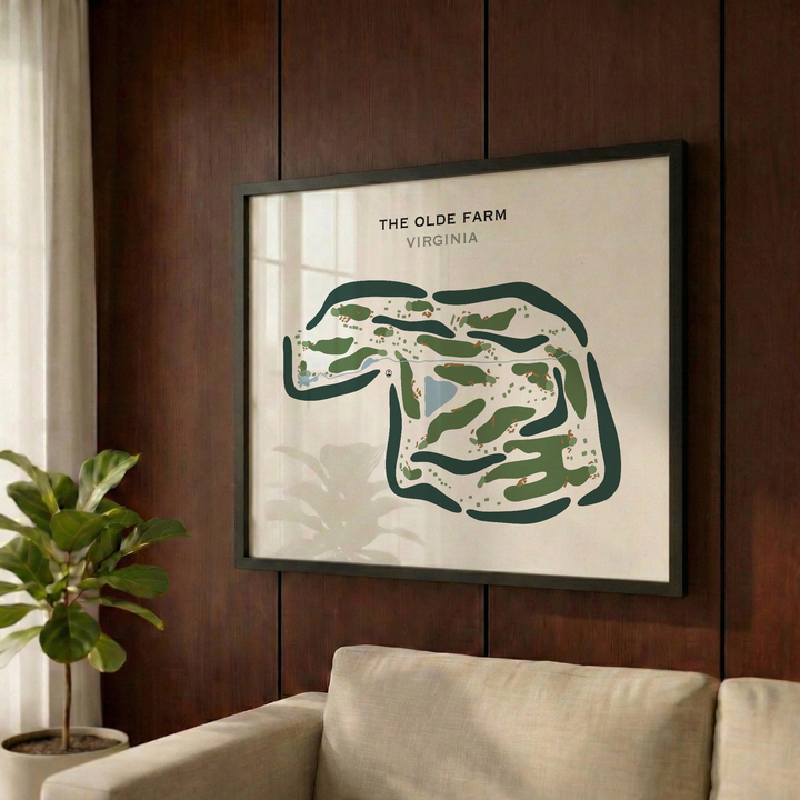 The Olde Farm, Virginia - Printed Golf Courses