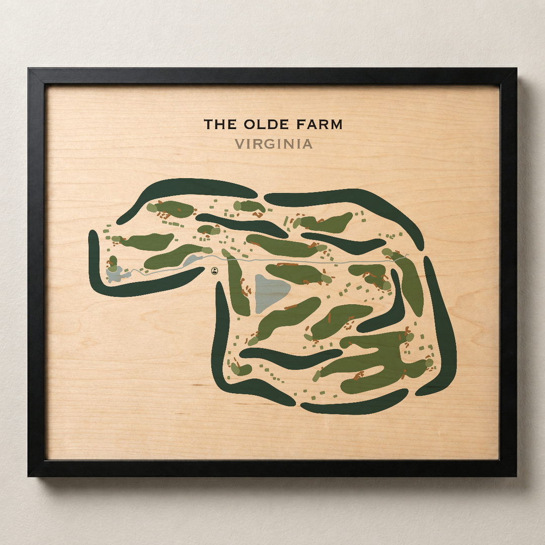The Olde Farm, Virginia - Printed Golf Courses