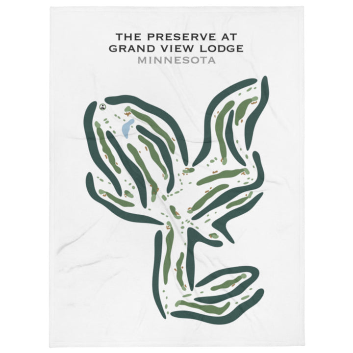 The Preserve Grand View Lodge, Minnesota - Printed Golf Courses