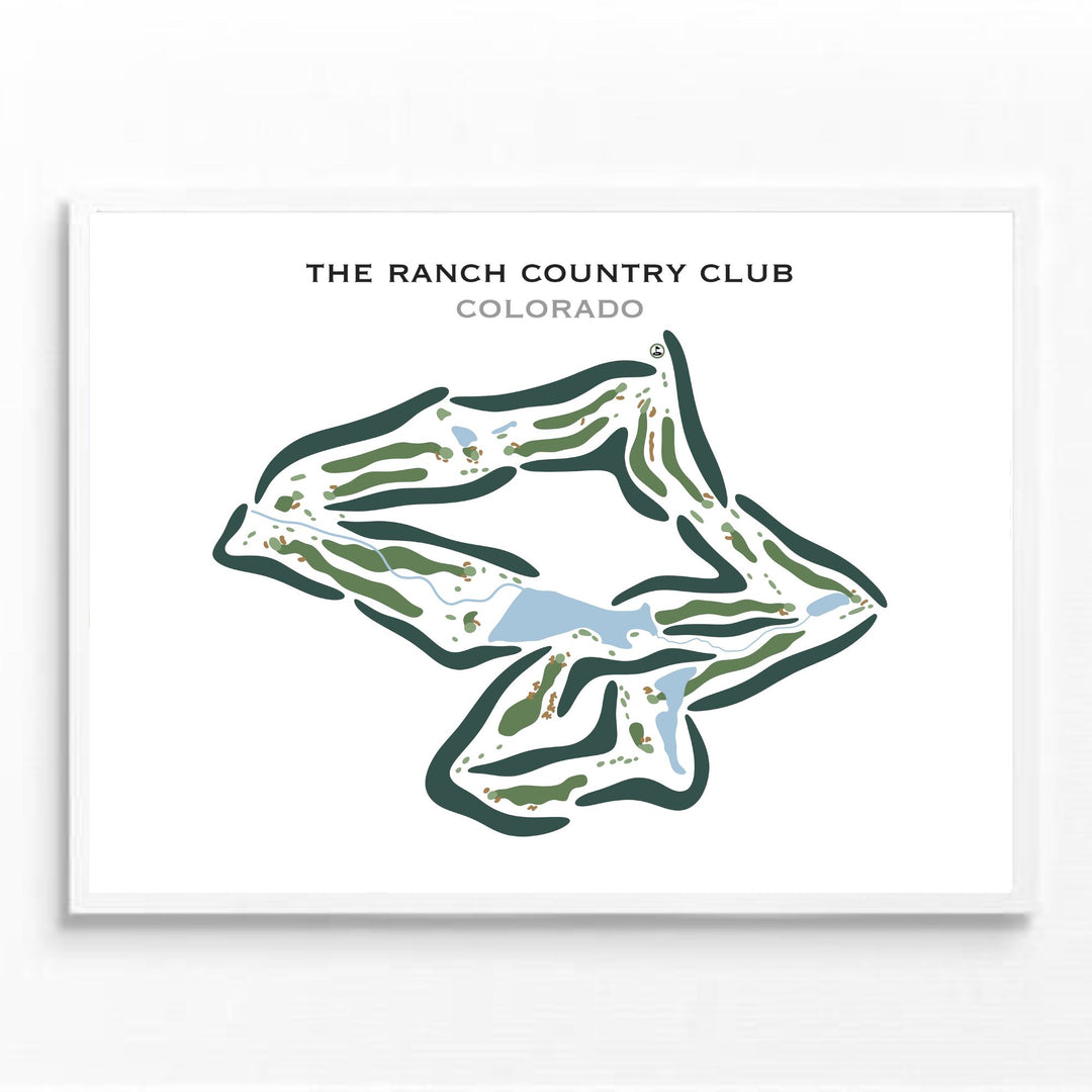 The Ranch Country Club, Colorado - Printed Golf Courses
