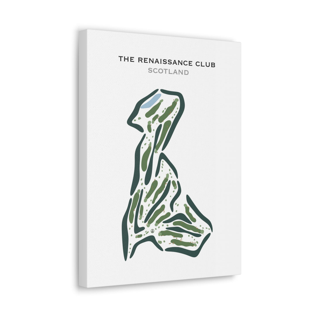 The Renaissance Club, Scotland - Printed Golf Course