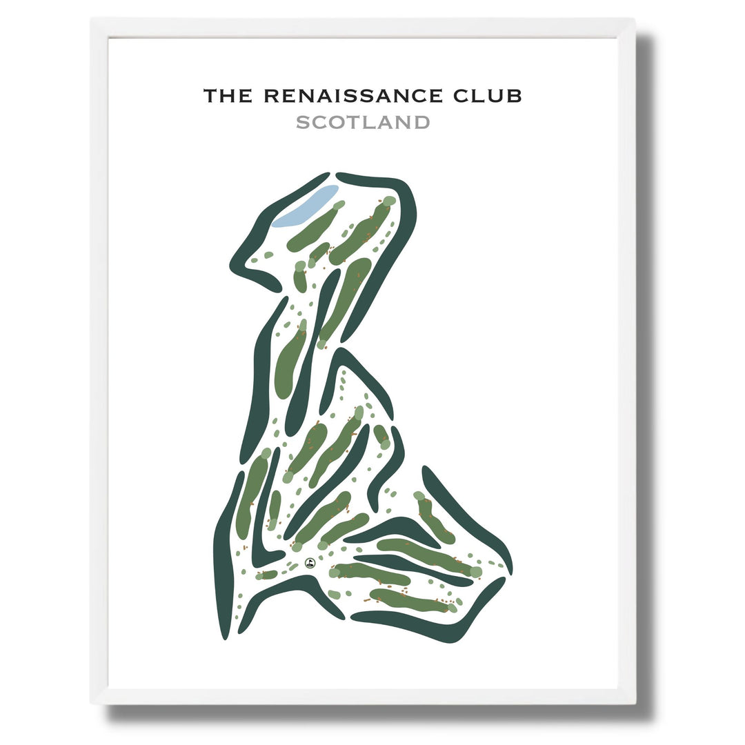 The Renaissance Club, Scotland - Printed Golf Course