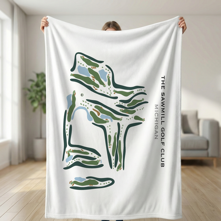 The Sawmill Golf Club, Michigan - Printed Golf Courses