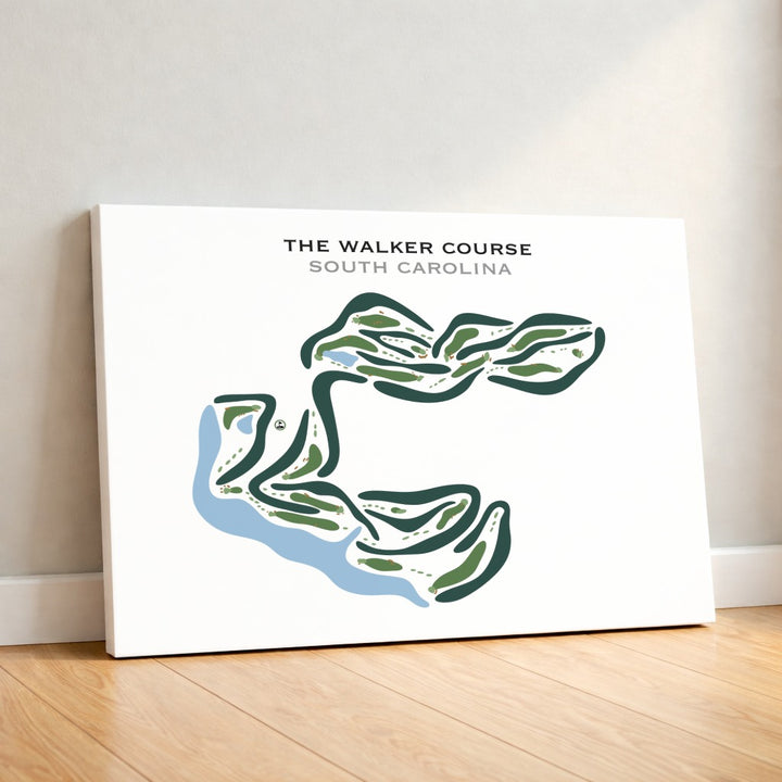 The Walker Course, South Carolina - Printed Golf Courses