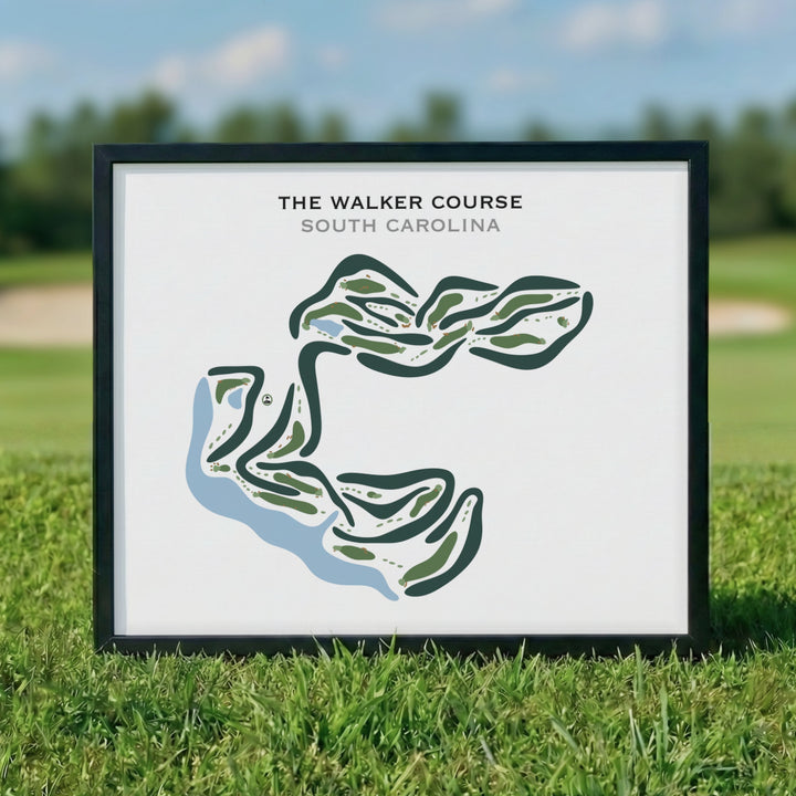 The Walker Course, South Carolina - Printed Golf Courses
