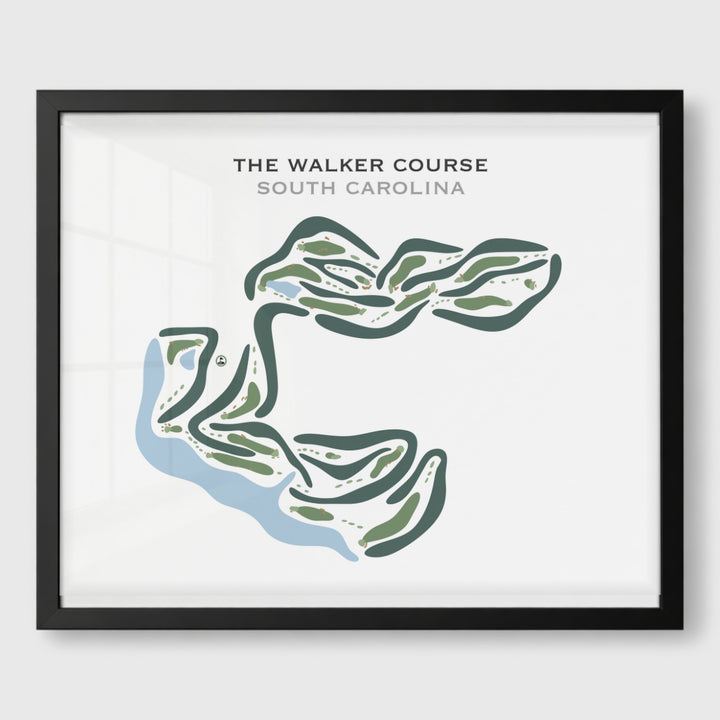 The Walker Course, South Carolina - Printed Golf Courses